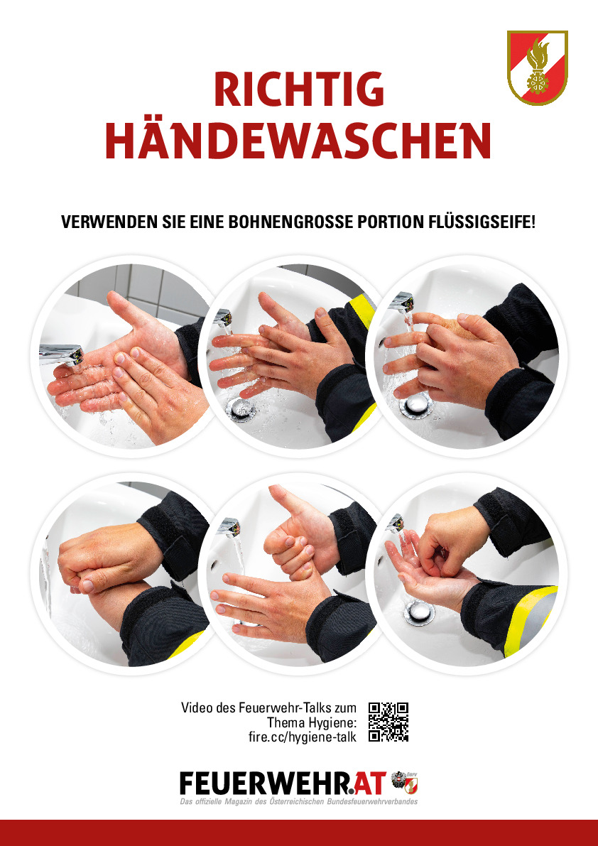 Sicher Unterwegs - Händewaschen - feuerwehr.at